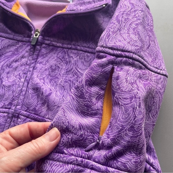 Spalding Purple Quarter-Zip Pullover Sweatshirt – Medium - Picture 5 of 11